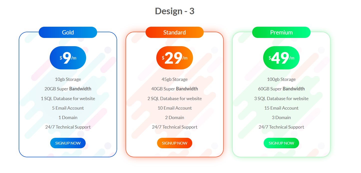 Website bán gói các dịch vụ